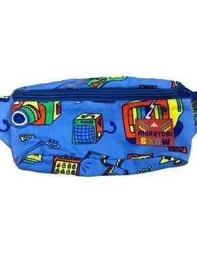 Mokuyobi SXSW Festival Fanny Pack Waist Bag Austin Music Multicolor Tech RARE